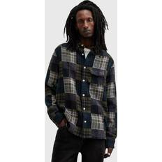 Clothing AllSaints Hopton Checked Relaxed Fit Shirt - Green