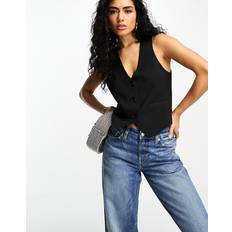 Dam Kostymer ASOS DESIGN Svart kostymväst