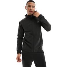 New Balance Men Outerwear New Balance Men's Woven Full Zip Jacket - Black