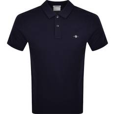 Polo Shirts Gant Shield Pique Polo T Shirt - Navy