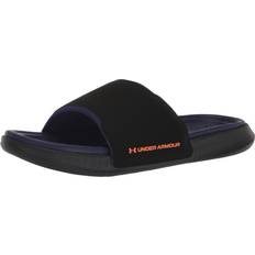 Under Armour Unisex Slippers & Sandals Under Armour Ansa Elevate Slide 002 - Black/Sonar Blue/Orange Blast