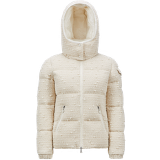 Moncler Uni Manteaux Moncler Doudoune Courte Fourmines En Tweed - Blanc