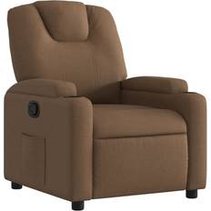 Fauteuil inclinable Fauteuils vidaXL Relaxsessel Braun Stoff Sessel