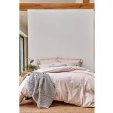 Christy 200TC King Organic Cotton Set - Duvet Cover Pink