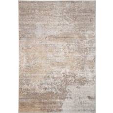 Neutral Beige Distressed Abstract Living Area Rug 200 cm x 290 cm