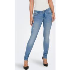 Dam - Orange Jeans Only Onlcoral Super Low Waist Skinny Fit Jeans