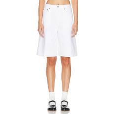 Blanco - Shorts de mezclilla Agolde Nolan Short Milkshake - White