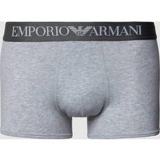 Emporio Armani Kalsonger Emporio Armani Trunk Ikoniska Logotypband Retroshorts - Gris/Grå Melange