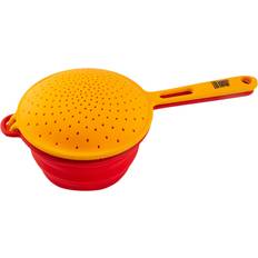 Orange Colanders Cambridge Robert Irvine 2-Piece Silicone Set - Orange Colander