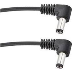 Voodoo Lab PPBAR-R Pedal Power Cable 2.1mm Barrel (Regular Polarity, Right Angled, 46cm) Power Supply