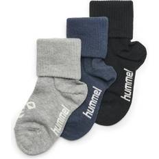 Bebé Ropa interior Hummel Calcetines Bebé - Navy/Gris Moteado/Negro/Blanco