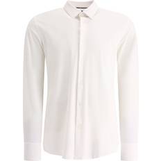 HUGO BOSS Elastane/Lycra/Spandex Shirts HUGO BOSS Slim Fit Stretch Jersey - White