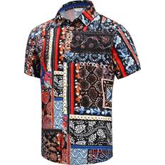 Multicolored - Unisex Shirts SheLucki Hawaiian Shirt for Men - Multicoloured