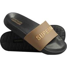 Code Logo Vegan Slides - Braun/Schwarz