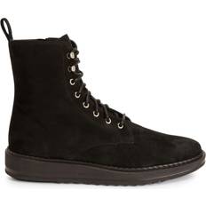 Giuseppe Zanotti Bassline Suede Lace-Up Boots - Black