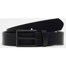 Adult - Solid Colours Accessories ASOS DESIGN Smart Faux Leather Belt - Black