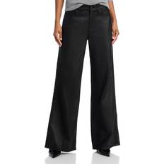 Leather Jeans Lotta Wide Leg Jeans - Black