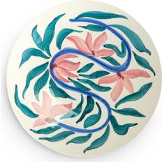 Mateus Flowers Water Lilies Plate Ø20 cm White Dish