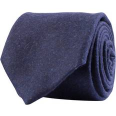 Herre Slips Amanda Christensen Wool Flannel 8cm Tie - Navy