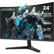 Monitors Koorui 24 Inch FHD 1080P Gaming Monitor