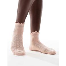 Sui Ava Emma Ankle Socks - Dusty Rose/Pink