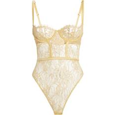 Shapewear & Under Garments Coco de Mer Lace Fiorella Bodysuit gold