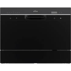 Cheap Black Dishwashers Willow 55cm Tabletop Dishwasher 6 Place Settings Black