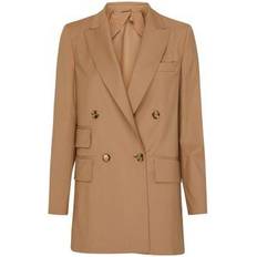 Max Mara Jakker Max Mara Zweireihige Jacke Nebbie