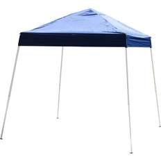 OutSunny 10' x 10' Slant Leg Pop Up Canopy Tent Blue