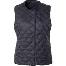 Tommy Hilfiger Dam Västar Tommy Hilfiger LW DOWN Quiltad Krage Väst - Svart