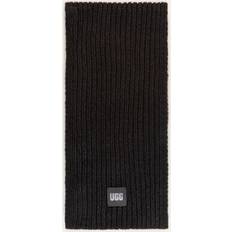 Black - Solid Colors Scarfs UGG Chunky Rib Scarf Knit Scarfes - Black