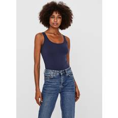 Coton - Femme Chemisiers Vero Moda Maxi Tank-Top - Navy