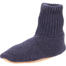 Blue Slippers Muk Luks Morty Ragg Wool Slipper Sock - Navy