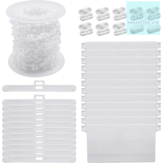 Selftek 12 Pcs 89mm Vertical Blind Top Hangers