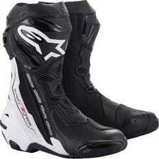 Alpinestars supertech r Alpinestars Supertech R Vented MC-Støvler - Sort/Hvid Herre