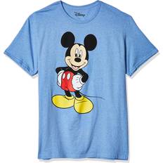 Silk T-shirts Disney Classic Mickey Mouse Full Size Graphic T-Shirt - Heather Light Blue