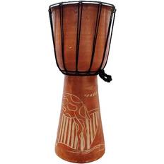 Electronic Arts Stoneage Arts, Djembe Drum Hand Carved Bongo African Inspired Music Also An Awesome Gifting Idea Unique Dcor Option 16 Tall