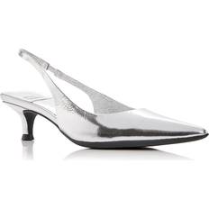 Jeffrey Campbell Persona Slingback Pumps - Silver