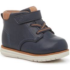 Stride Rite Boots Children's Shoes Stride Rite Wide Width Oliver Boot Kids' - Navy