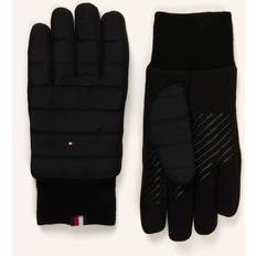 Tommy Hilfiger Quilted Stitch Logo Gloves - Black