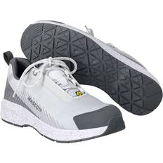 White Work Shoes Mascot F1600 Womens S1PS Safety Shoe - White/Stone Grey