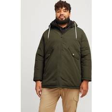 5XL - Herren Mäntel Jack & Jones Plus Parka Grün