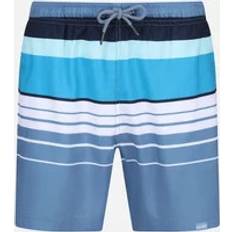 Microfiber Swimwear Regatta Loras Striped Swim Shorts - Blue