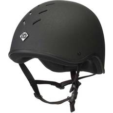 Riding Helmets Charles Owen Young Riders Ventilated Jockey Skull Black (54CM)