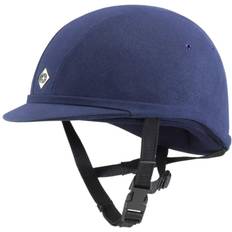 Riding Helmets Charles Owen Junior YR8 Riding Hat Navy/Navy Blue (53CM)