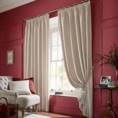 Laura Ashley Beige Curtains Laura Ashley Whinfell Ready Made Pencil Pleat Curtains - Beige