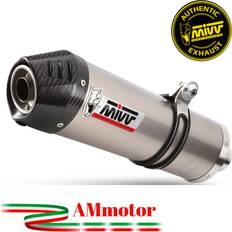 Exhaust Systems Mivv Oval Auspuffsystem mit EG-BE Edelstahl, Schwarz, Carbon oder Titan