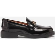 Tod's Shoes Tod's Chain Leather Loafers - Black