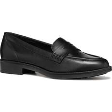 Geox Loafers Geox Jaylon Leather Moccasin - Black