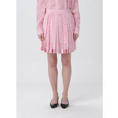 Silke/Siden Kjolar Versace Barocco Print Silke Veckad Kjol - Pink